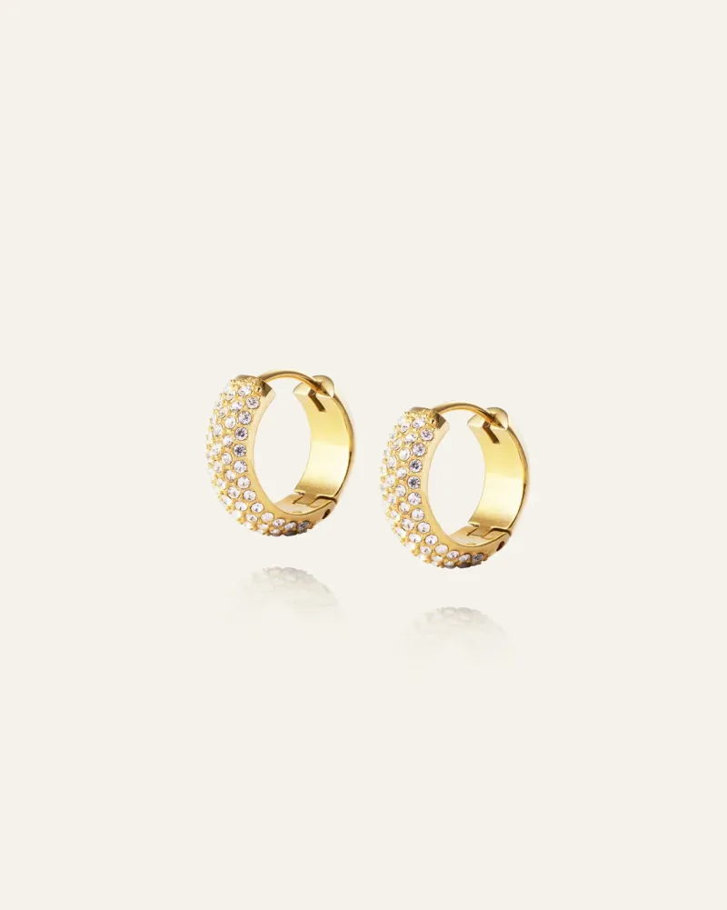 Amour Örhängen Medium Guld>Mockberg Clearance