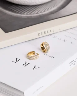 Amour Örhängen Medium Guld><noscript><img width=