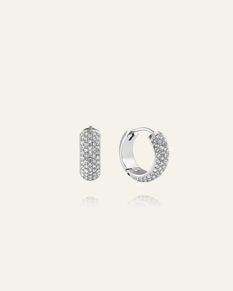 Amour Örhängen Medium Silver>Mockberg Clearance