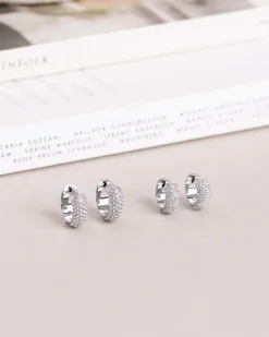 Amour Örhängen Medium Silver><noscript><img width=