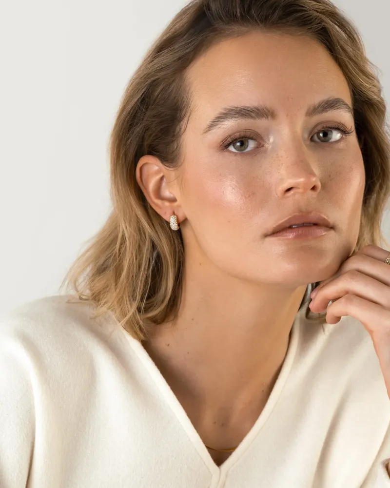 Amour Örhängen Small Guld>Mockberg Discount