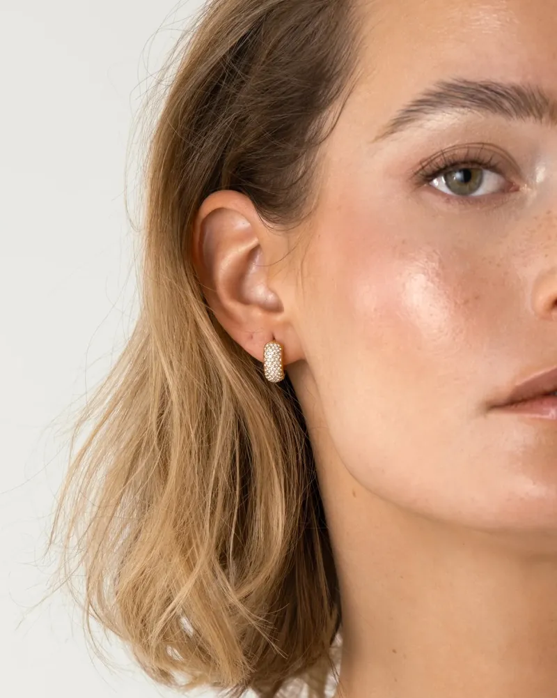 Amour Örhängen Small Guld>Mockberg Discount