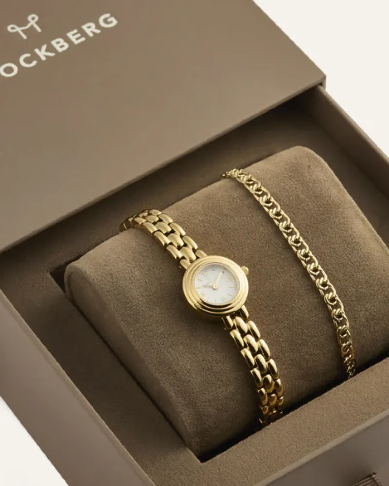 Mockberg Antique Combo Guld>Klockor New