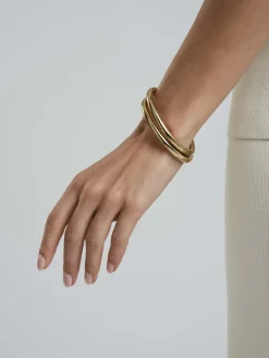 Mockberg Aura Bold Bangle Guld><noscript><img width=