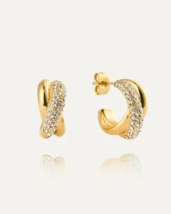 Aurora Gold Hoops>Mockberg Discount