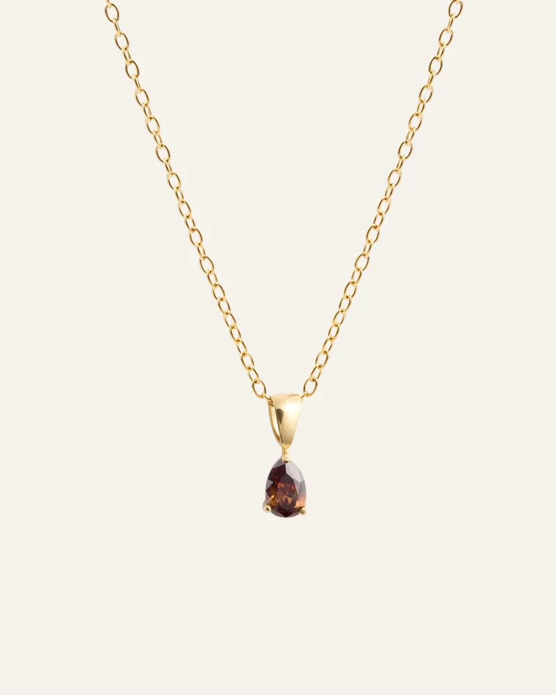 Mockberg Belle Guld – Coffee>Halsband Discount