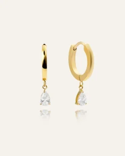 Belle Hoops Örhängen Guld>Mockberg Clearance