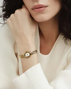Mockberg Belle Oval Petite Klocka Guld MB1416><noscript><img width=