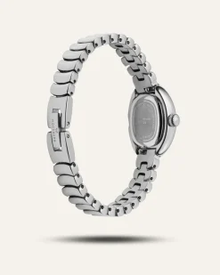 Mockberg Belle Oval Petite Klocka Silver MB1417>Klockor Online