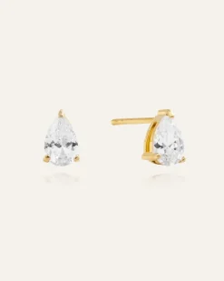 Belle Studs Medium Guld><noscript><img width=