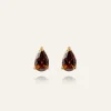 Belle Studs Örhängen Medium Guld – Coffee>Mockberg