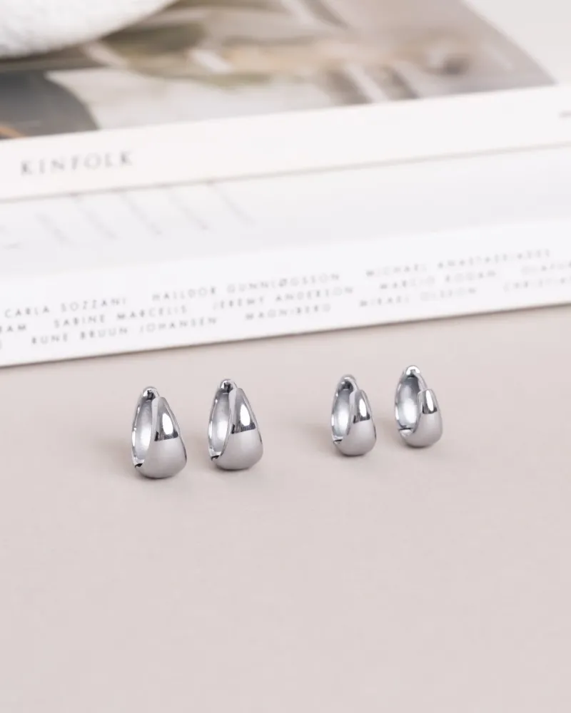 Bold Örhängen Medium Silver>Mockberg Hot