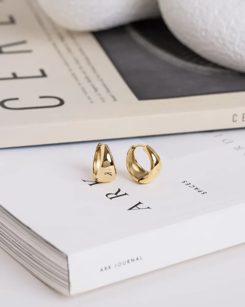 Bold Örhängen Medium Guld>Mockberg Clearance