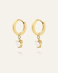 Bonne Hoops Örhängen Guld><noscript><img width=