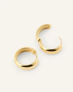 Brave Medium Hoops Örhängen Guld><noscript><img width=