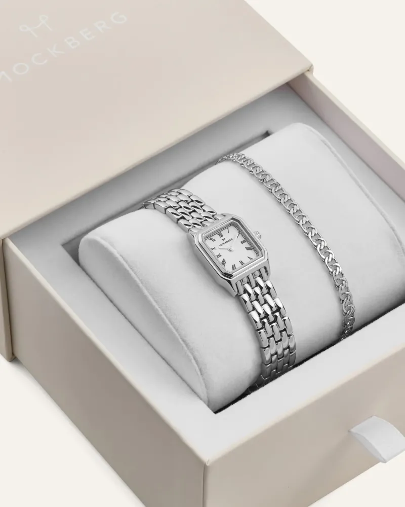 Mockberg Classic Combo Silver>Klockor
