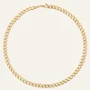 Mockberg Curb Kedje Guld>Halsband Best