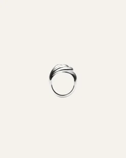 Deco Bold Ring Silver>Mockberg Sale