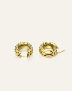 Edge Ribbed Medium Bold Guld>Mockberg New