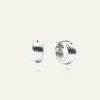 Edge Ribbed Medium Bold Silver>Mockberg Sale