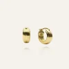 Edge Ribbed Small Bold Guld>Mockberg