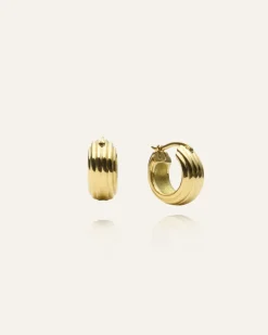 Edge Ribbed Small Bold Guld>Mockberg