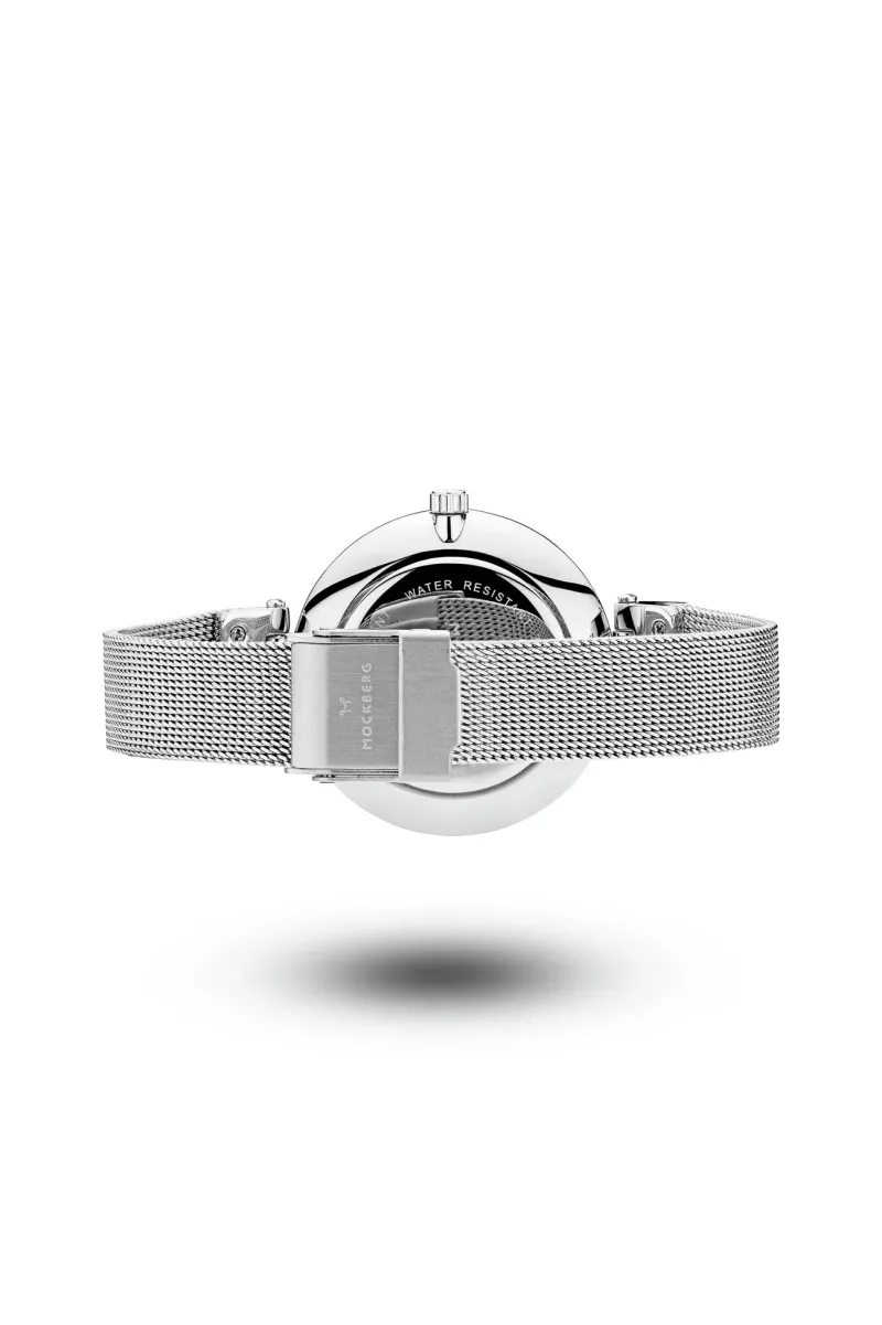 Mockberg Elise 34mm Silver MO1602 (Mega kampanj)>Klockor New