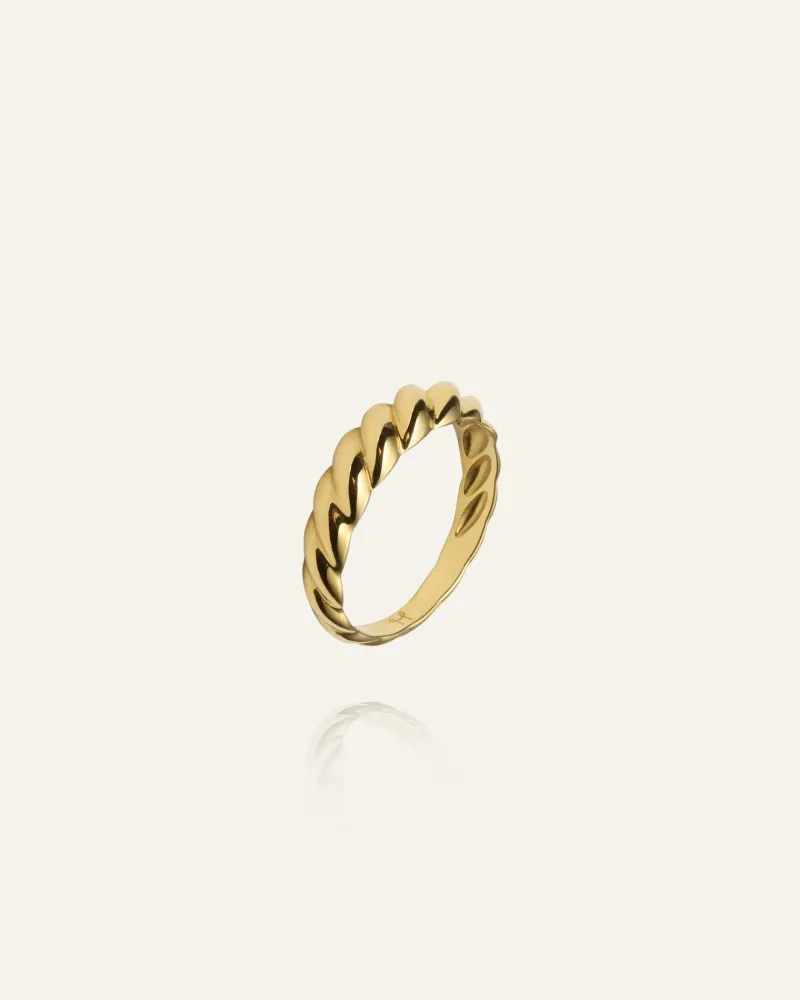 Elsa Ring Guld>Mockberg Hot