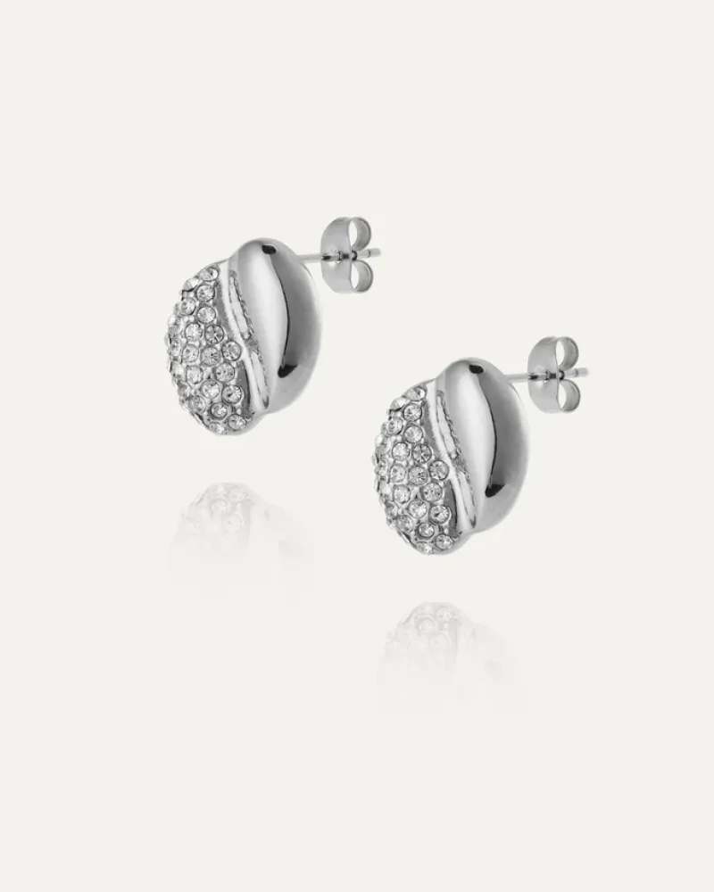 Eve Steel Earring>Mockberg New