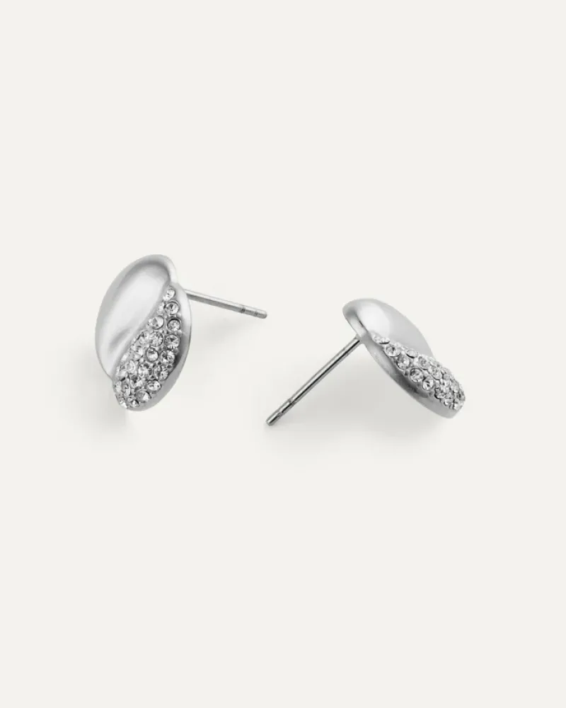 Eve Steel Earring>Mockberg New