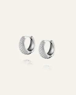 Honey Örhängen Large Silver><noscript><img width=