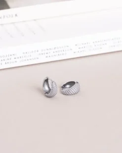 Honey Örhängen Large Silver><noscript><img width=