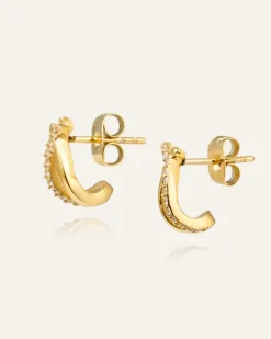Ines Örhängen Guld><noscript><img width=