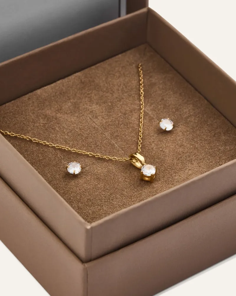 Mockberg Jolie Combo Guld>Halsband