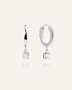 Jolie Hoops Örhängen Silver>Mockberg New