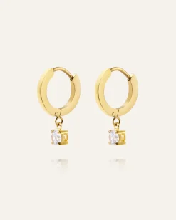 Jolie Hoops Örhängen Guld><noscript><img width=
