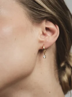 Jolie Hoops Örhängen Guld><noscript><img width=