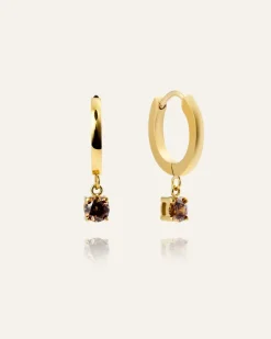 Jolie Hoops Örhängen Guld – Coffee>Mockberg Outlet
