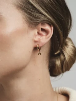 Jolie Hoops Örhängen Guld – Coffee><noscript><img width=