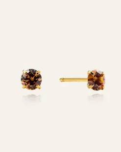 Jolie Studs Örhängen Medium Guld – Coffee>Mockberg Outlet