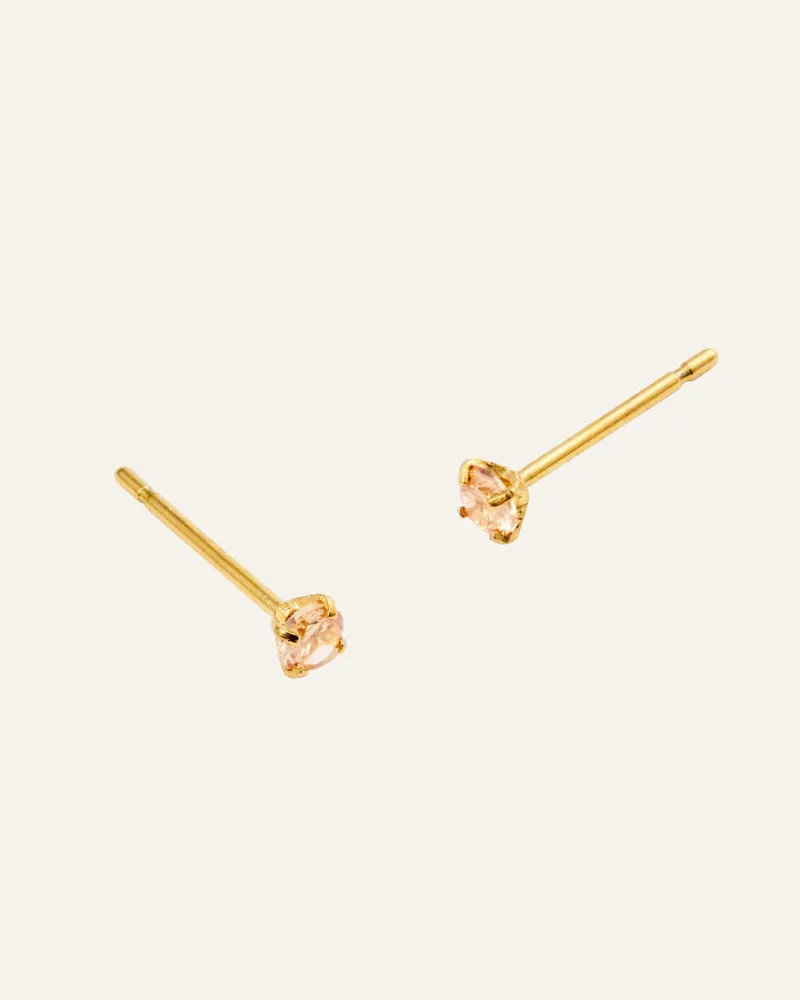 Jolie Studs Örhängen Small Guld – Champagne>Mockberg Discount