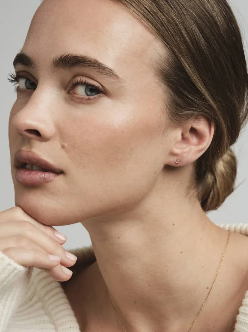 Jolie Studs Örhängen Small Guld – Champagne>Mockberg Discount