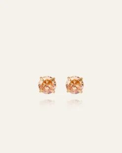 Jolie Studs Örhängen Medium Guld – Champagne>Mockberg