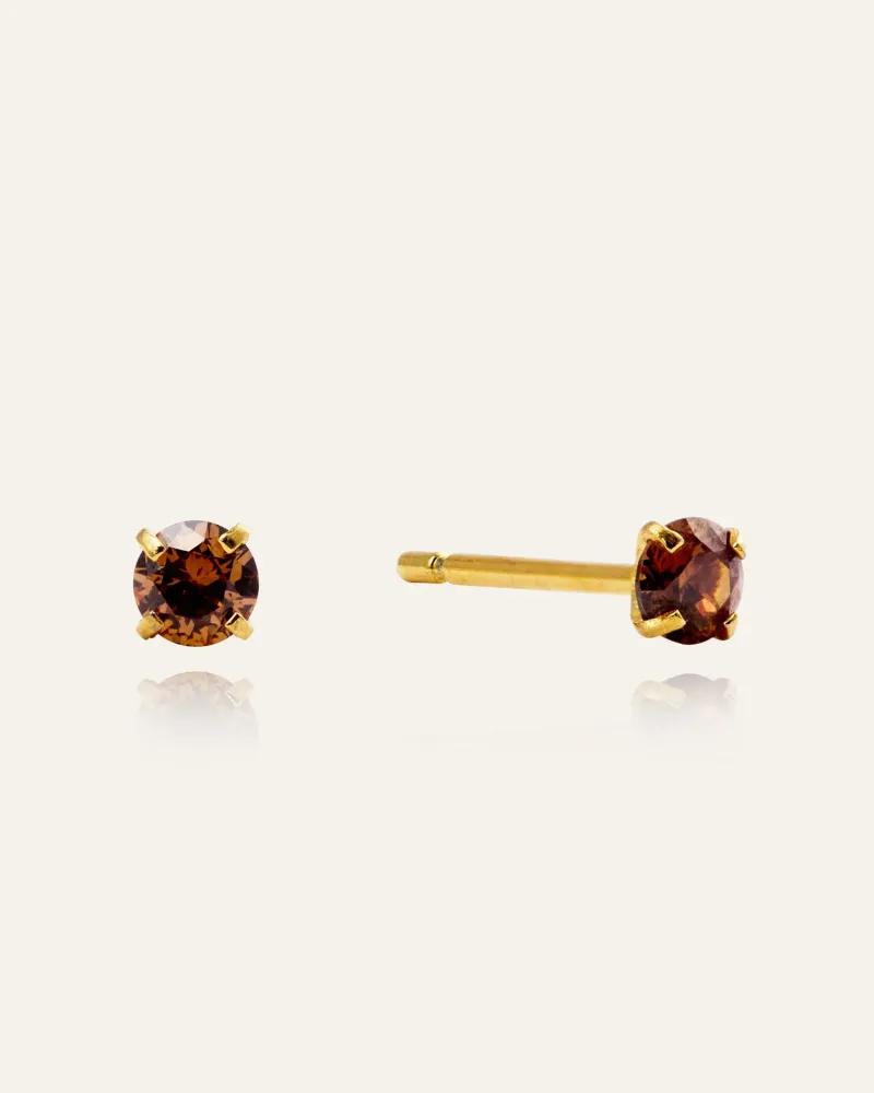 Jolie Studs Örhängen Small Guld – Coffee>Mockberg New
