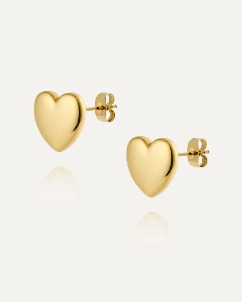 Love Gold Large Studs>Mockberg Best