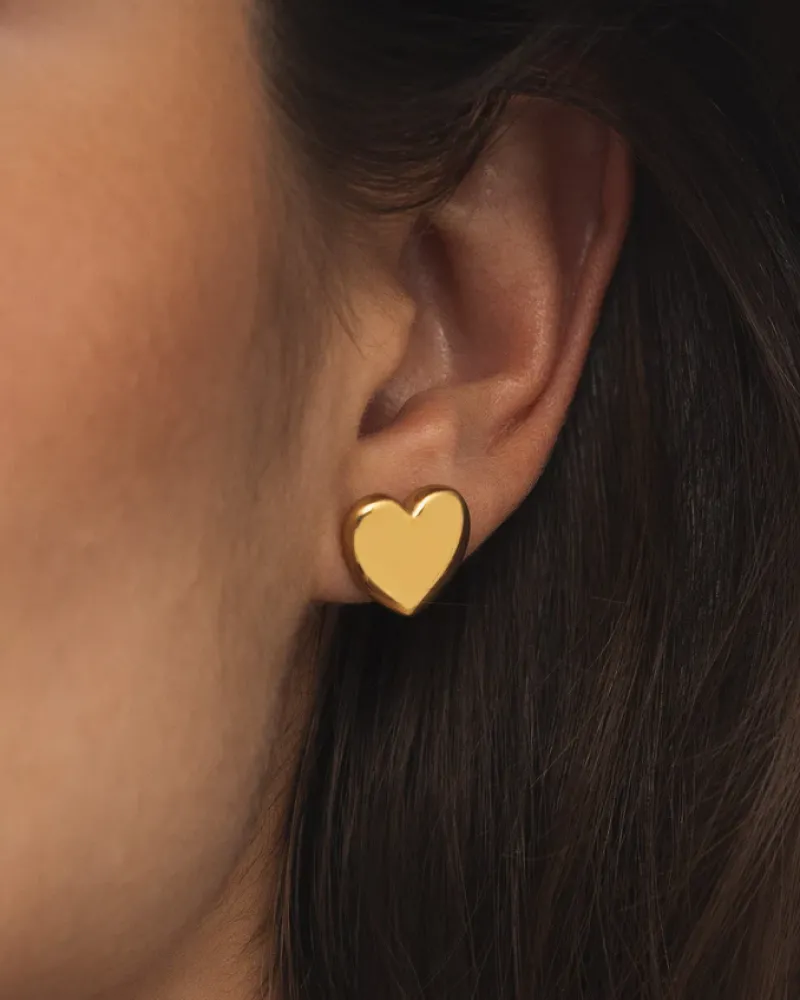 Love Gold Large Studs>Mockberg Best