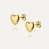 Love Gold Medium Studs>Mockberg Best