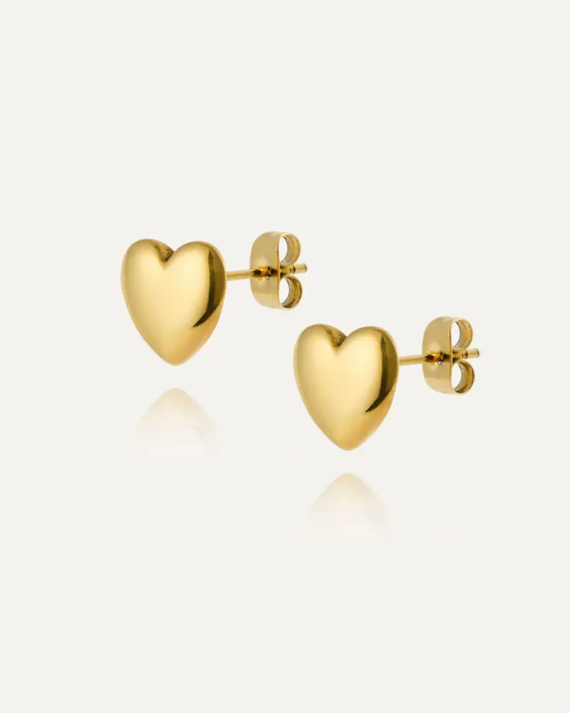 Love Gold Medium Studs>Mockberg Best