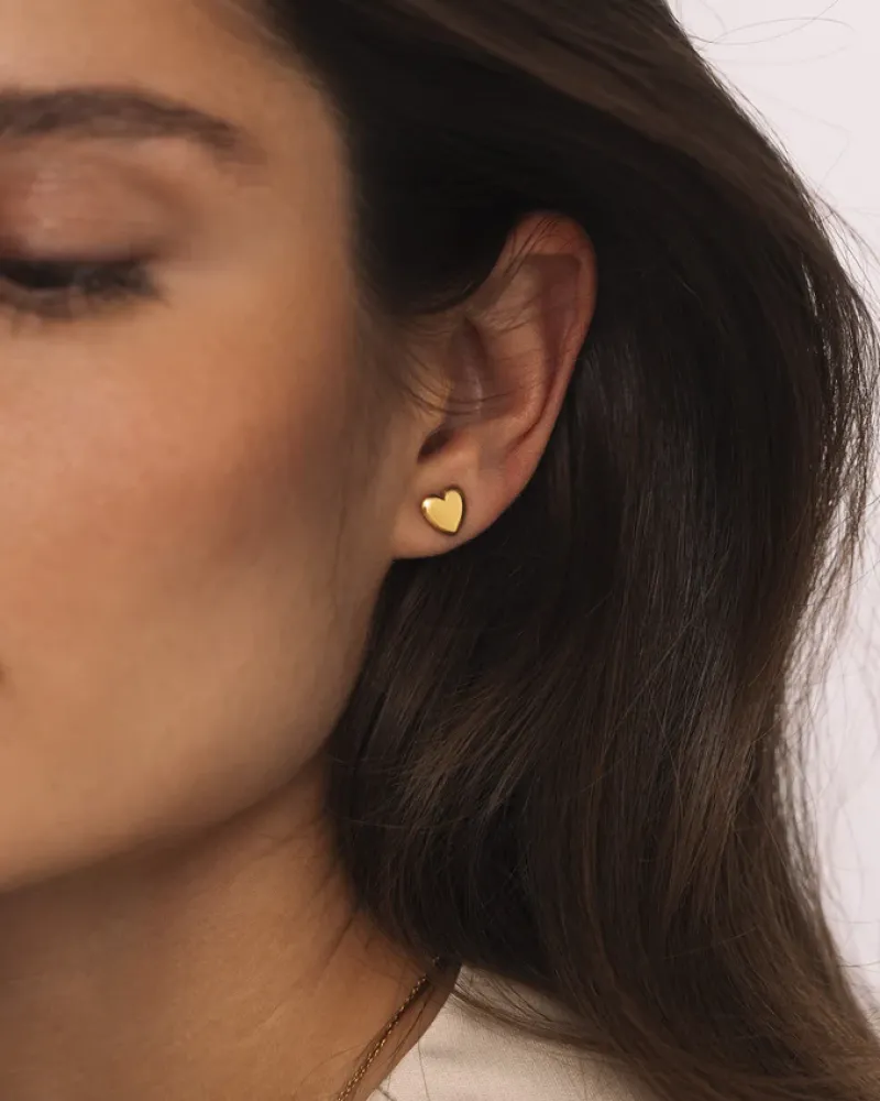 Love Gold Medium Studs>Mockberg Best