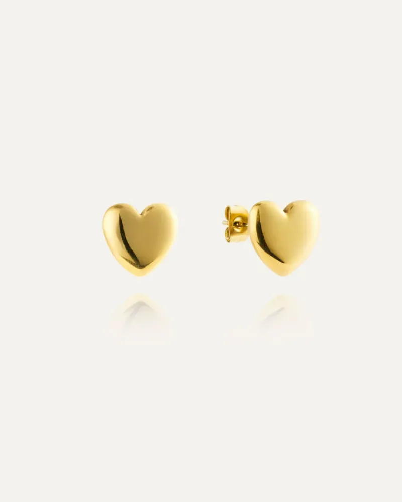 Love Gold Medium Studs>Mockberg Best